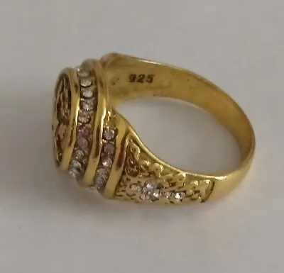 Vintage Gold Masonic Ring (SIZE 11) Freemason Scottish Rite 32° Ring • $18.95