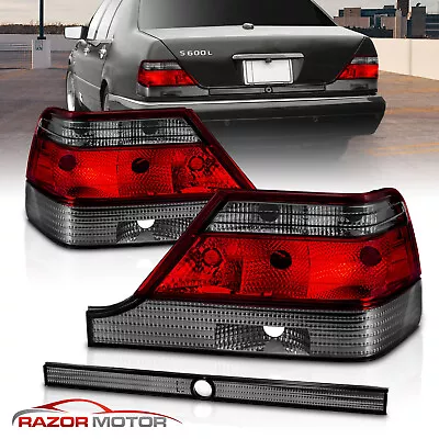 1995-1999 For Mercedes-Benz W140 S-Class Red Smoke Tail Lights Pair • $108.51