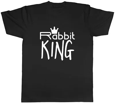 Rabbit King Mens Unisex T-Shirt Tee • £8.99