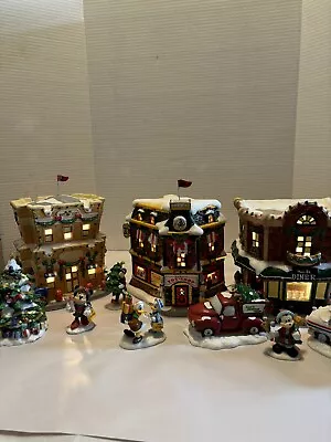 Disney Mickey Mouse Light Up Christmas Village • $139