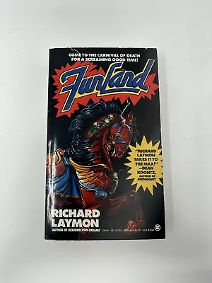 SIGNED! Funland By Richard Laymon Onyx 1st Edition Paperback February 1990 • $250