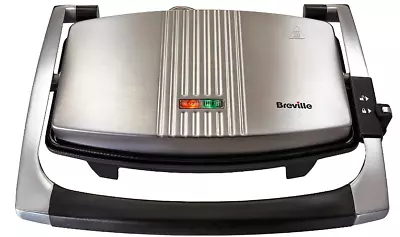 £32.90 • Buy Breville Sandwich/Panini Press & Toastie Maker | 3-Slice | Non-stick-coated Char