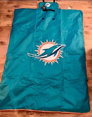 Miami Dolphins 60'' X 80'' All-Weather XL Outdoor Blanket NEW • $39