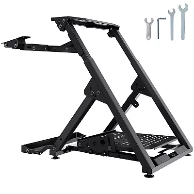 VEVOR Foldable Racing Steering Wheel Stand Height Adjustable Fit Mainstream • $199.99
