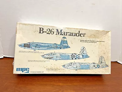 MPC Profile Series B-26 Marauder 1/72 Scale Model Kit New In Box 141022 • $15