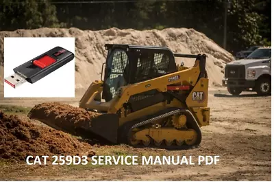 Cat 259d3 Service Manual • $39.99