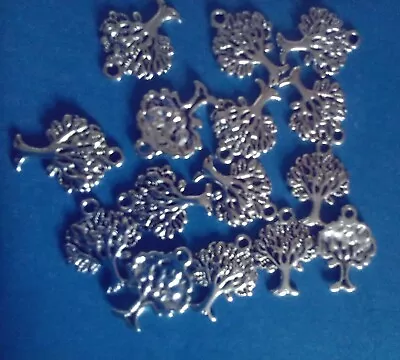 £2.25 • Buy 15 Willow Tree Of Life  20 Mm X 17mm  Charms  Jewellery Making P8