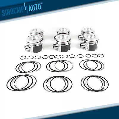 6x Pistons Rings Set Φ83.01mm For VW Touareg Audi A4 A5 A6 A7 A8 Q5 3.0 Diesel • $306.05