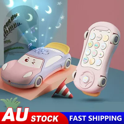 Baby Musical Car Phone Learning Toys For 1 Year Old Boy Kids Early Education Toy • $12.91