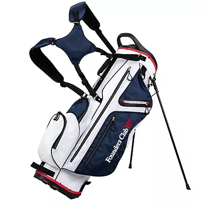 Founders Club Golf Stand Bag For Walking 14 Way Organizer Top Shaft Lock • $119.95