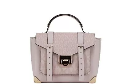 Michael Kors Manhattan Medium Powder Blush PVC Top Handle Purse Satchel Handbag • $269