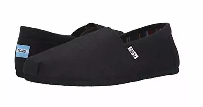 New Toms Men Classics Black Black Upper Canvas Free Shipping • $44.99