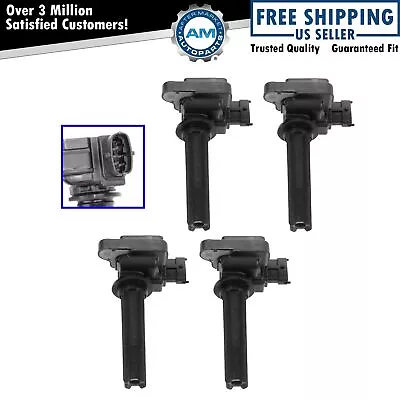 Ignition Coil Pack Kit Set Of 4 For 03-11 Saab 9-3 2.0L Turbo • $97.44