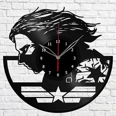 Vinyl Clock The Winter Soldier Clock Unique Art Vinyl Record Wall Clock 1360 • $24.99