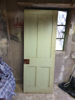 £10 • Buy Victorian 4 Panel Pine Door Heavy Original For Restoration