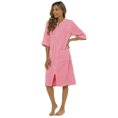 £23.99 • Buy Super Soft 100% Cotton Robe Womens Dresses - Ladies Towelling Shower Wrap Gown