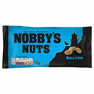 Nobby's Nuts Classic Salted Peanuts 50 G (Pack Of 24) • £23.57
