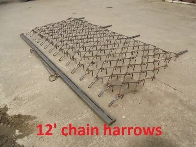 New 12 Foot Trailed Drag Chain Harrows. Suit Tractor / Gator. Field Paddock • £750