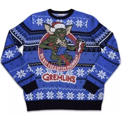 Medium 39  Chest Gremlins Ugly Christmas Xmas Jumper Sweater - New With Tags • £34.99