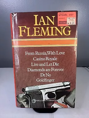 1980 IAN FLEMING 6 James Bond Novels In One! Live And Let Die Dr. No Goldfinger • $37.50