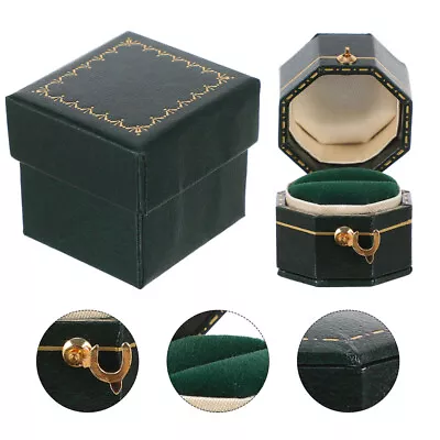 Vintage Ring Box Jewelry Display Case Ring Holder Container-UL • $13.71