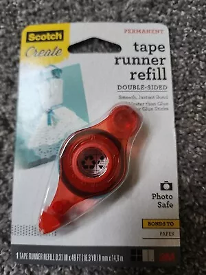 £7.33 • Buy Scotch Permanent Double Sided Tape Runner Refill, 49ft