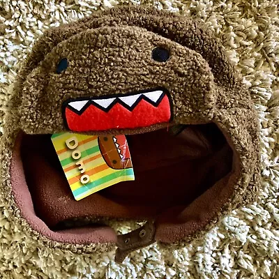 VHTF - NEW WITH TAG! Domo-Kun Embroidered 2011 Ear Flaps Snap Trapper Hat Brown • $269.99