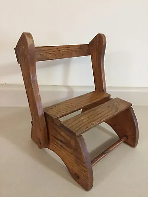 Vintage Child's Wooden Folding Step Stool / Sitting Chair • $20