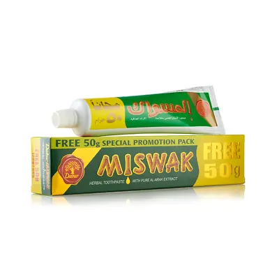 £4.99 • Buy Dabur Miswak Toothpaste 120g + 50g Free/ 50g + 25g Free