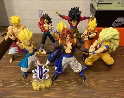 DRAGON BALL Figure Soft Vinyl Figure Lot Of 9 Set Sale Vegito Gotenks Goku Etc. • $230.68