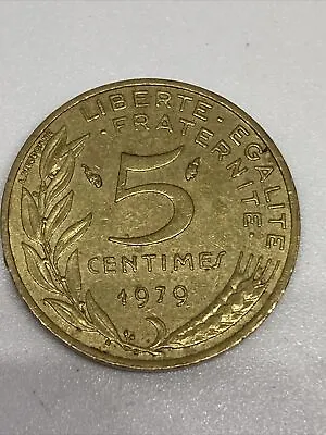 FRANCE 5 CENTIMES 1979 French Coin • $1.25