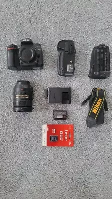 Nikon D7100 Camera Charger Battery Grip Nikkor AF-S DX 18-200 VR Lens More • $750