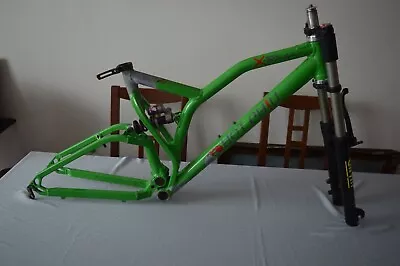 Hot Chili Mtb Frame With Girvin Suspension Fork Mountain Bicycle For Refurbish • $400