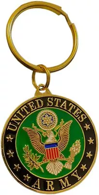 US Army Crest Patriotic Authentic Key Chain Fob Military Official Licensed • $11.99