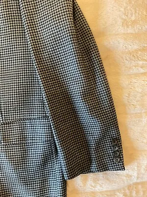 Jack Victor Montreal Jacket Gray/black Checked 44 L 100% Made In Canada Nwots • $17.99