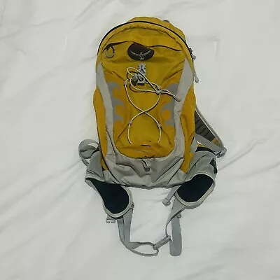 Osprey Backpack 2009 Talon 11 Yellow Hiking Biking M/L H20 Rain Cover Included • $90