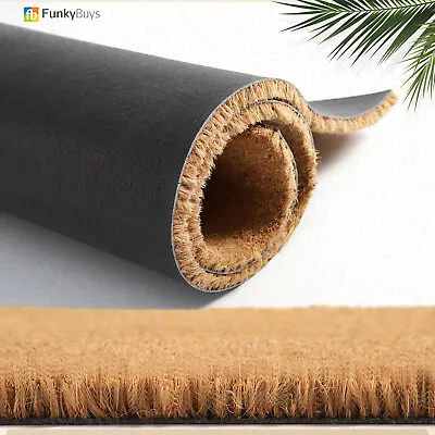 Non-Slip Coir Carpet Mats- Natural Coconut Fiber Door Mat Latex Kithen Carpet • £52.98