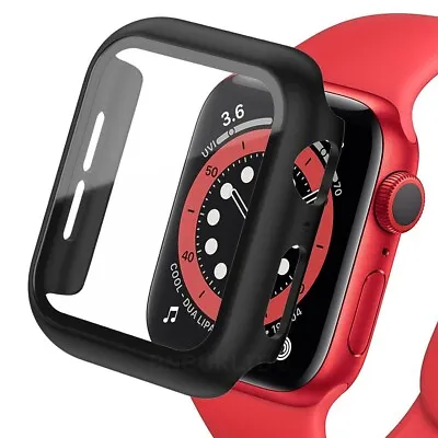 £4.70 • Buy For Apple Watch Case Series 4/5/6/7/8 SE Screen Protector Full Protective Cover