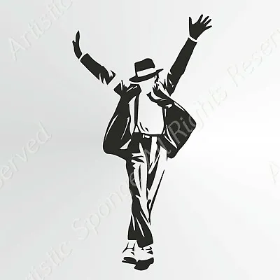 Michael Jackson Reusable Stencil A5 A4 A3 Pop King Star Singer Music / Michael5 • £2.99
