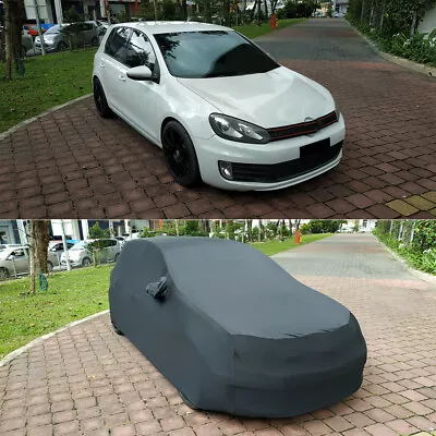 Full Car Cover Stain Stretch Dust-proof Custom For Volkswagen Golf R GTI MK6 MK7 • $149.11