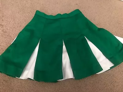 Vintage Cheerleader Skirt Supply Co Inc Green USA Zip Dallas Texas • $18