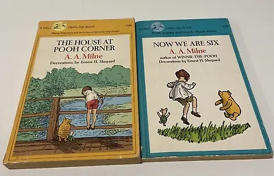 $9.99 • Buy Dell Yearling Books~The House At Pooh Corner & Now We Are Six~A.A. Milne~1976