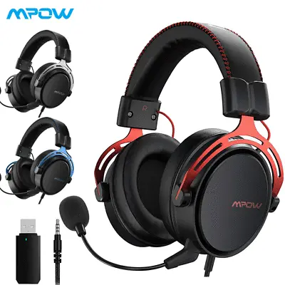 $79.99 • Buy Mpow 2.4G/3.5mm Wireless Wired Gaming Headset Headphones For PS5/PS4/PC Xbox One
