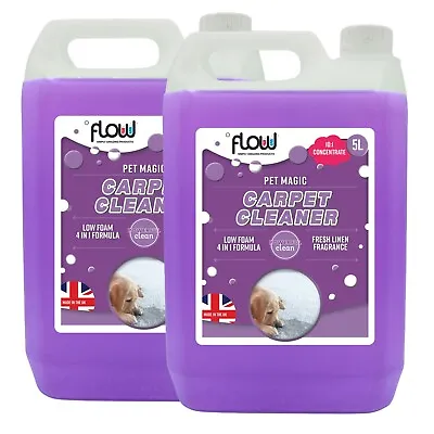 Carpet Shampoo Cleaner Pet Magic Linen Deodoriser Vax Machine Solution 10 Litre • £19.99