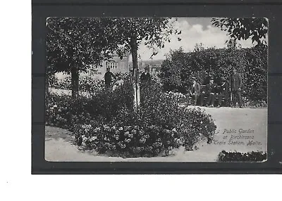 £10 • Buy Postcard : Malta Birchircara, Public Gardens At The Train Station