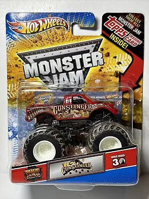 Monster Jam Gunslinger Mud Trucks Topps Trading Card Inside Hot Wheels • $15