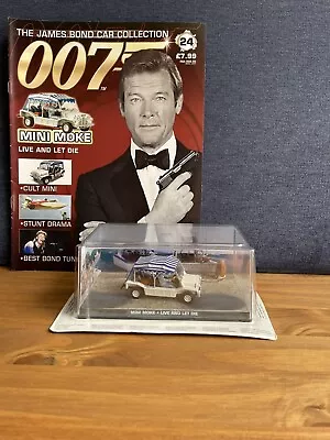 THE JAMES BOND CAR COLLECTION No.24 MINI MOKE  LIVE & LET DIE  FABBRI NEW • $17.88