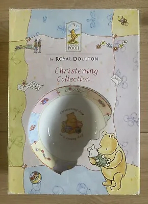 Royal Doulton Christening Collection - Winnie The Pooh Fine China 3 Piece Set • £14