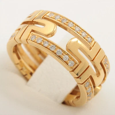 $2407.58 • Buy Bvlgari Parentesi Openwork Diamond Ring 750 (YG) 6.0g 48