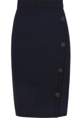 £34.99 • Buy REISS  ‘Lanie’ Stretch Button Knit Skirt Size 10